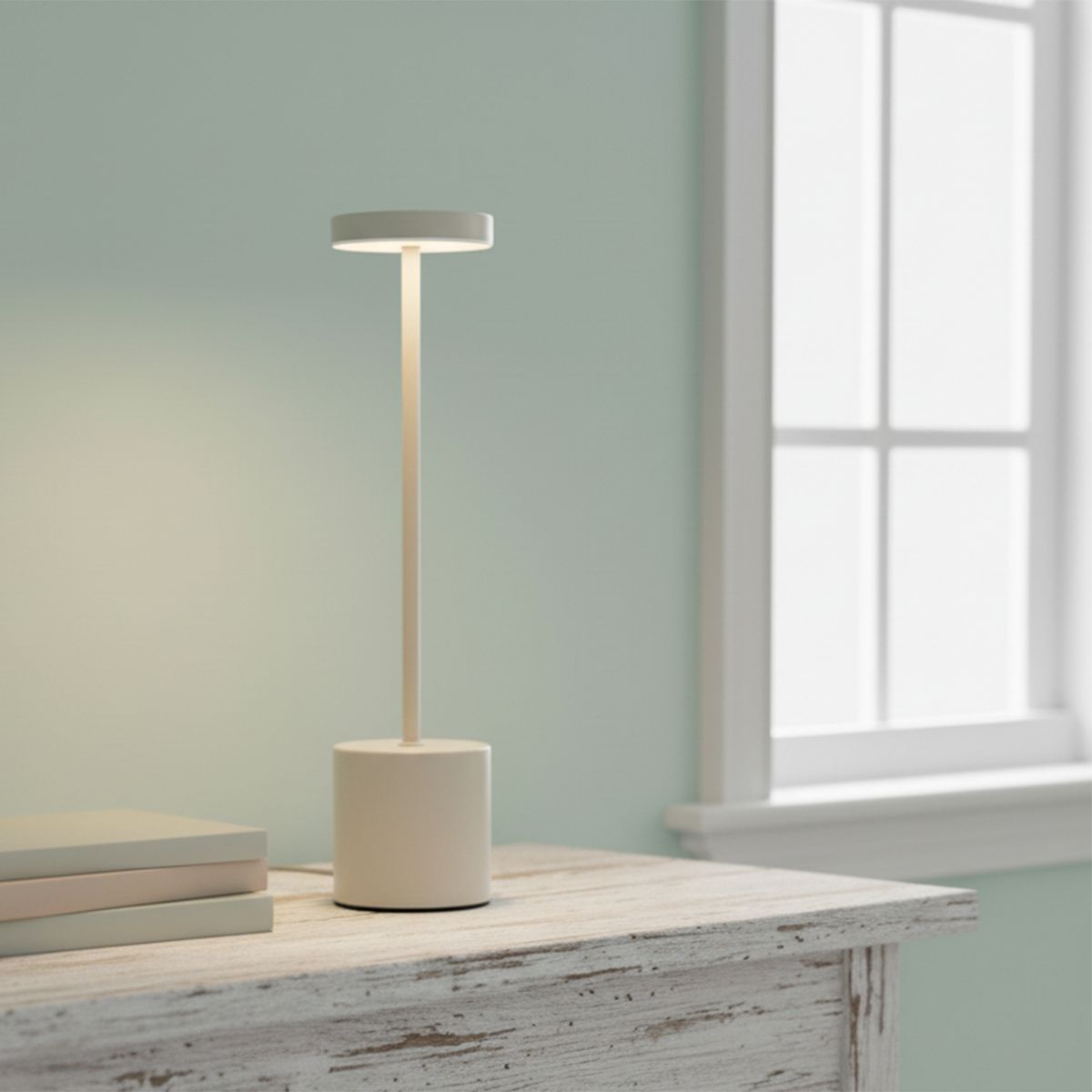 ROBERTA ALLEN - Lámpara de mesa velador 34X8 cm Recargable Usb-c Roberta Allen