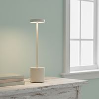 Lámpara Velador GRIS 34 Cm