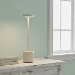 ROBERTA ALLEN - Lámpara de mesa velador 34X8 cm Recargable Usb-c