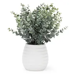 MICA - Planta Artificial Eucaliptus 24X24 Cm Decoración
