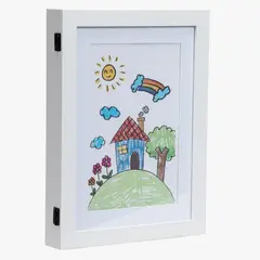 BASEMENT HOME - Marco Dibujo Niño Blanco 30X36Cm