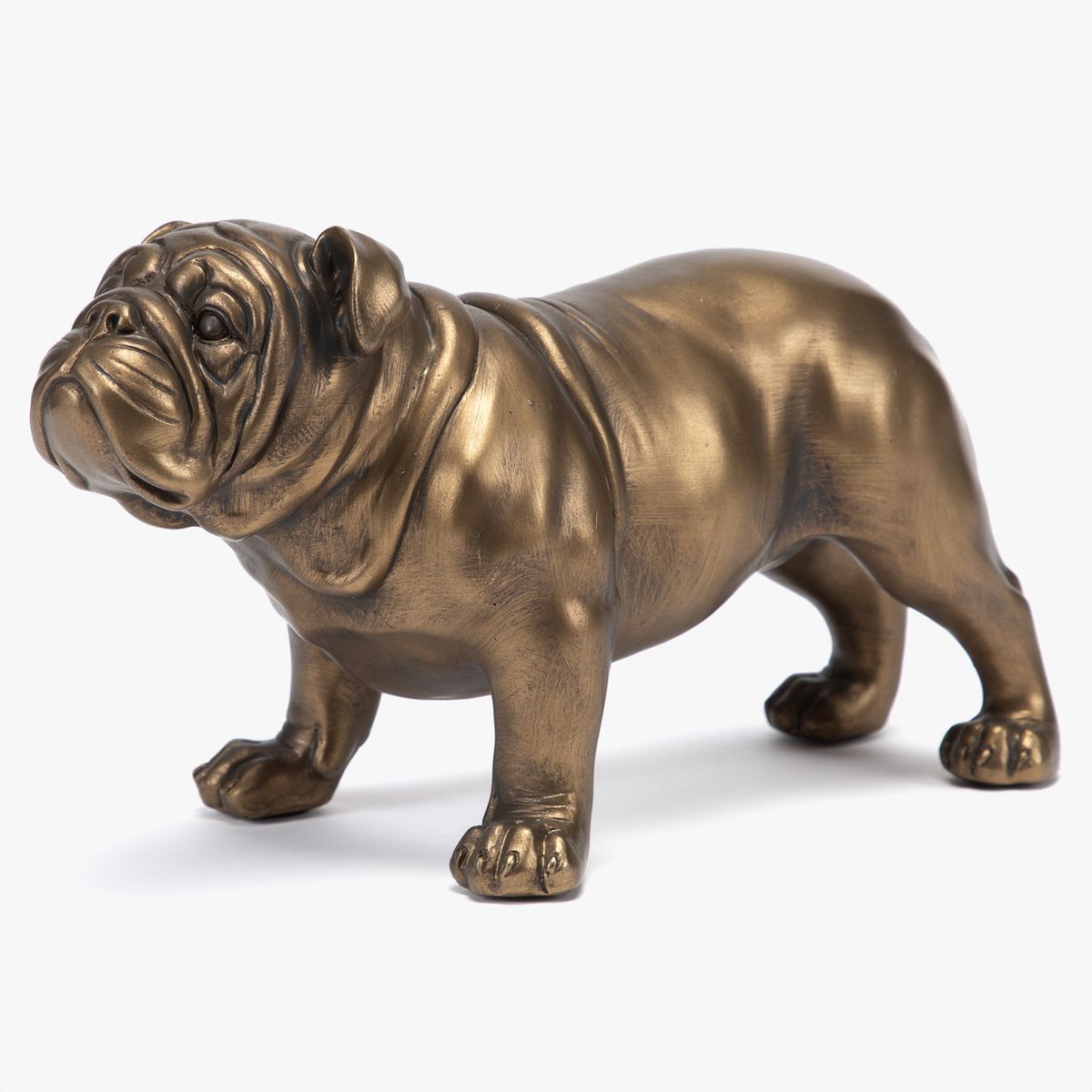 BASEMENT HOME - Adorno Bulldog Inglés 29X8X16 Cm Figura Decoración Basement Home