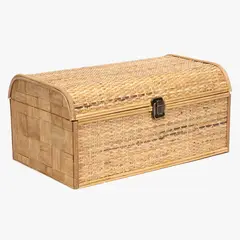 BASEMENT HOME - Adorno Baúl Ratán Decoración