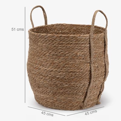 Imagen 2 del producto Canasto Rush Jute Hand 45X40Cm