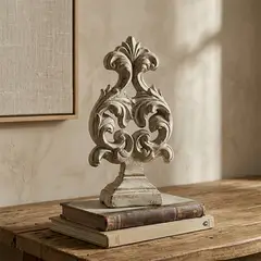 BASEMENT HOME - Escultura De Cemento 20X36X9 Cm Figura Adorno Decorativo Decoración