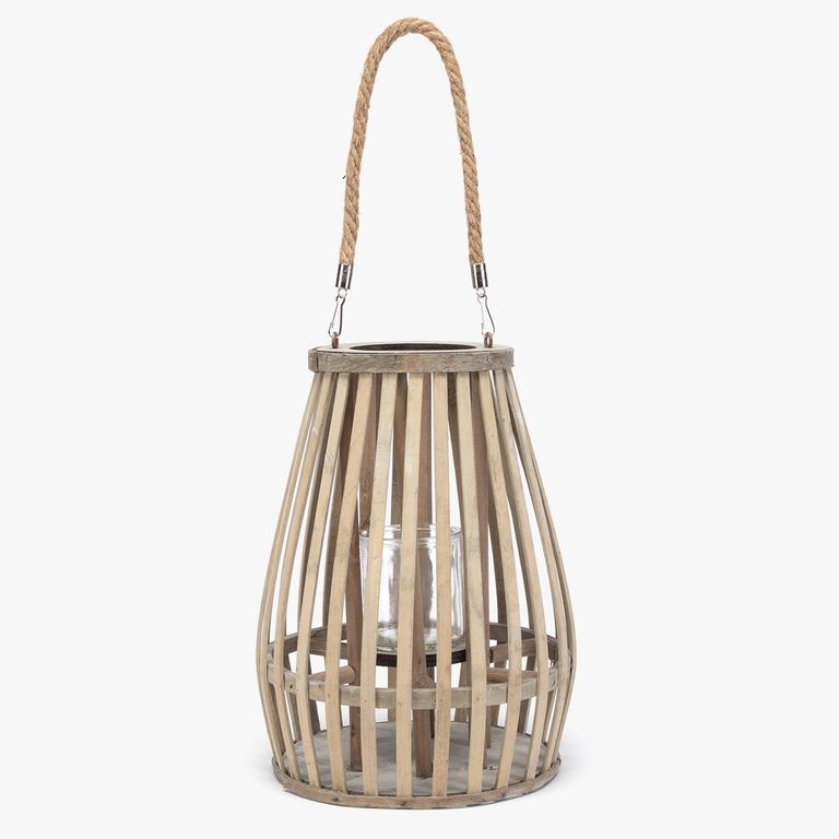 Fanal Madera Gris 23X12Cm