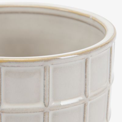 Imagen 2 del producto Maceta Cerámica White 13 Cm