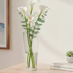 MICA - Florero Vidrio 30X14 Cm Decoración