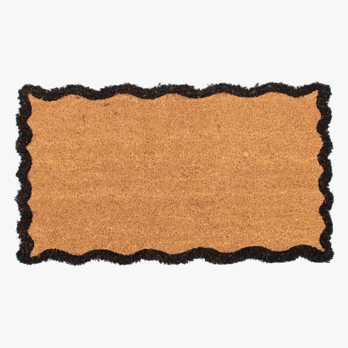 MICA - Limpiape Tapete Con Borde Negro 40X70 Cm Interior Y Exterior Decorativo Mica