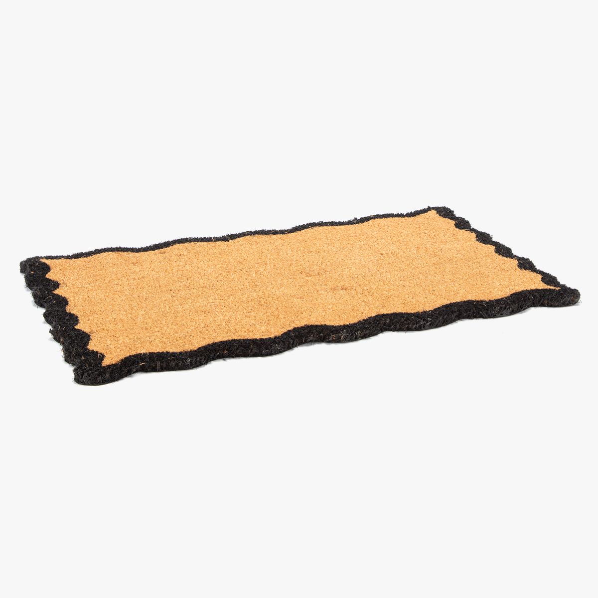 MICA - Limpiape Tapete Con Borde Negro 40X70 Cm Interior Y Exterior Decorativo Mica