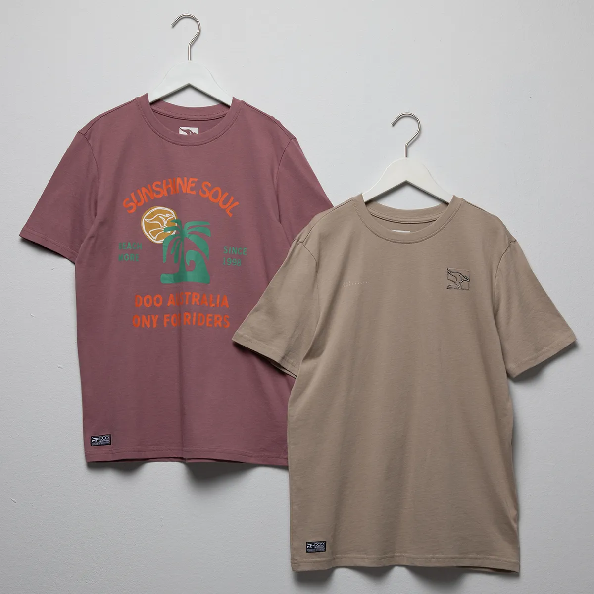 DOO AUSTRALIA - Pack de 2 Poleras Manga Corta Algodón Niño Doo Australia