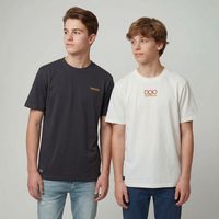 Pack de 2 Poleras Manga Corta Algodón Niño