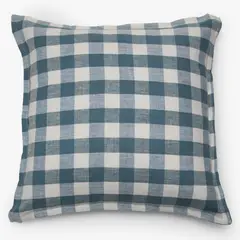 CASA CANTABRIA - Cojín Cama Vichy Azul 45X45CM