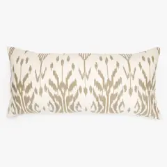 CASA CANTABRIA - Cojín Ikat Flor Curry 34X70Cm