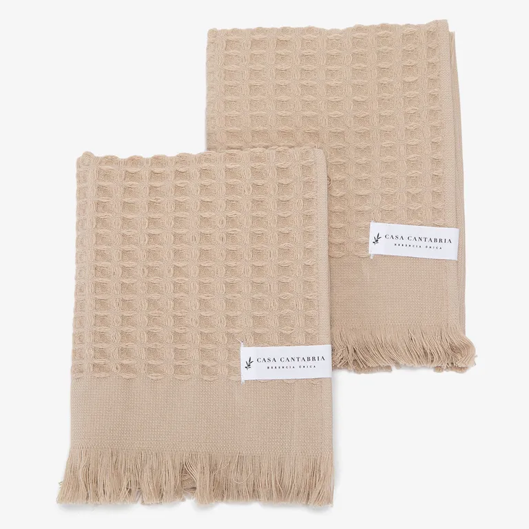 Set 2 Toallas Waffle 30X50 Cm