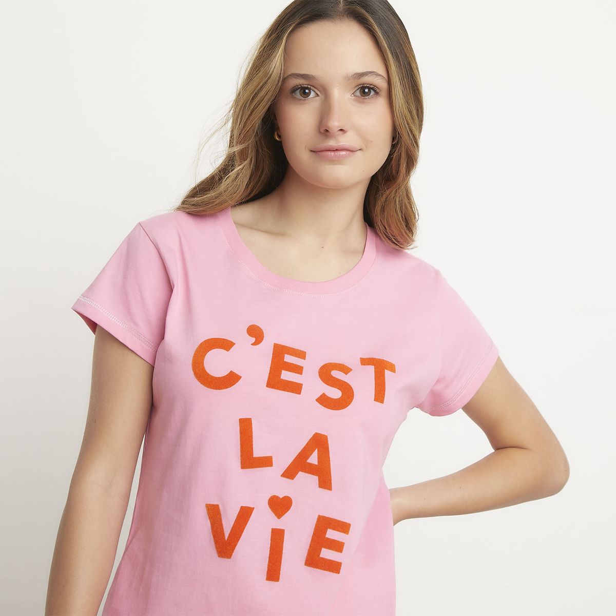 SYBILLA - Polera de Pijama Algodón Mujer Sybilla