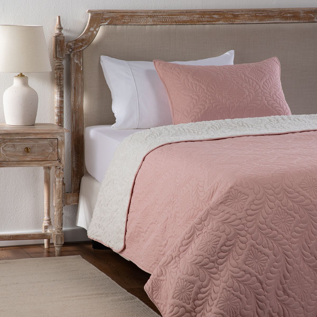 ROBERTA ALLEN - Cubrecama Paisley Sherpa con Funda de Almohada Roberta Allen