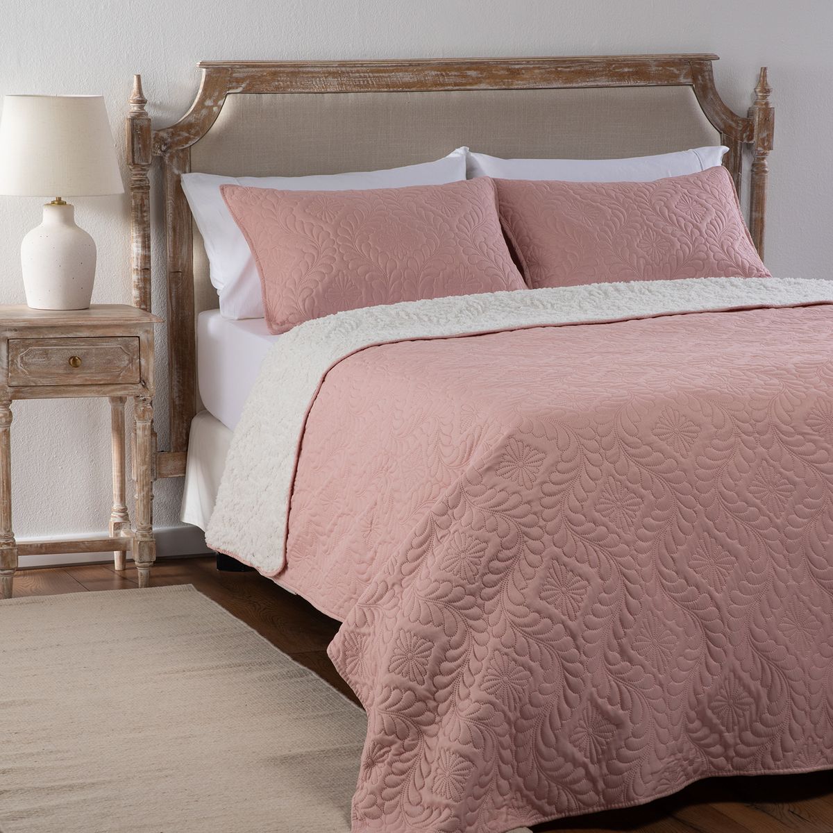 ROBERTA ALLEN - Cubrecama Paisley Sherpa con Funda de Almohada Roberta Allen