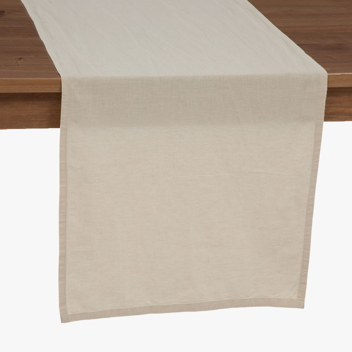 BASEMENT HOME - Camino De Mesa 35X180 Cm Cotton Linen Beige Basement Home