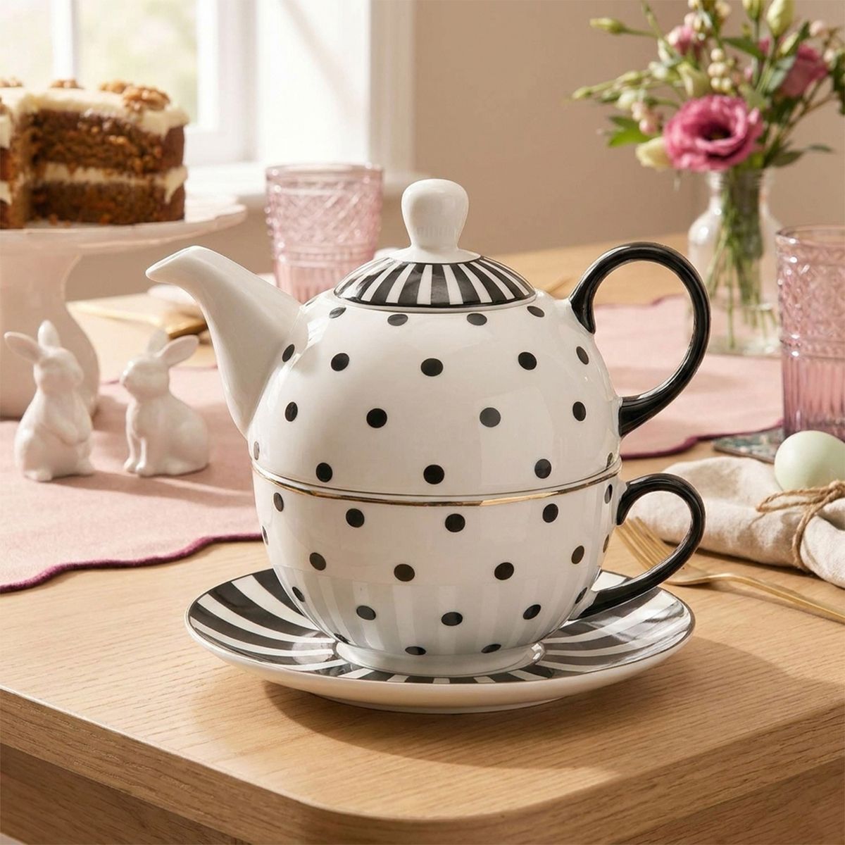 ROBERTA ALLEN - Set Tetera 450 Ml + Taza 300 Ml Market Wonder Roberta Allen