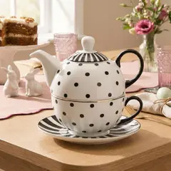 ROBERTA ALLEN - Set Tetera 450 Ml + Taza 300 Ml Market Wonder