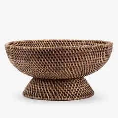 CASA CANTABRIA - Frutero Rattan Brown 33X17Cm