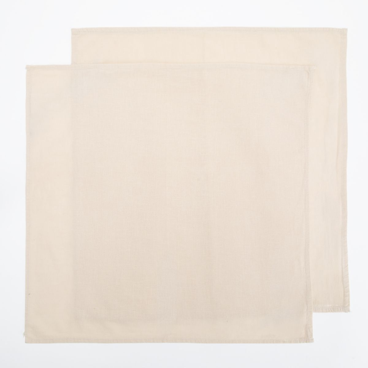 BASEMENT HOME - Set 2 Servilletas 45x45 cm Cotton Linen Beige Basement Home