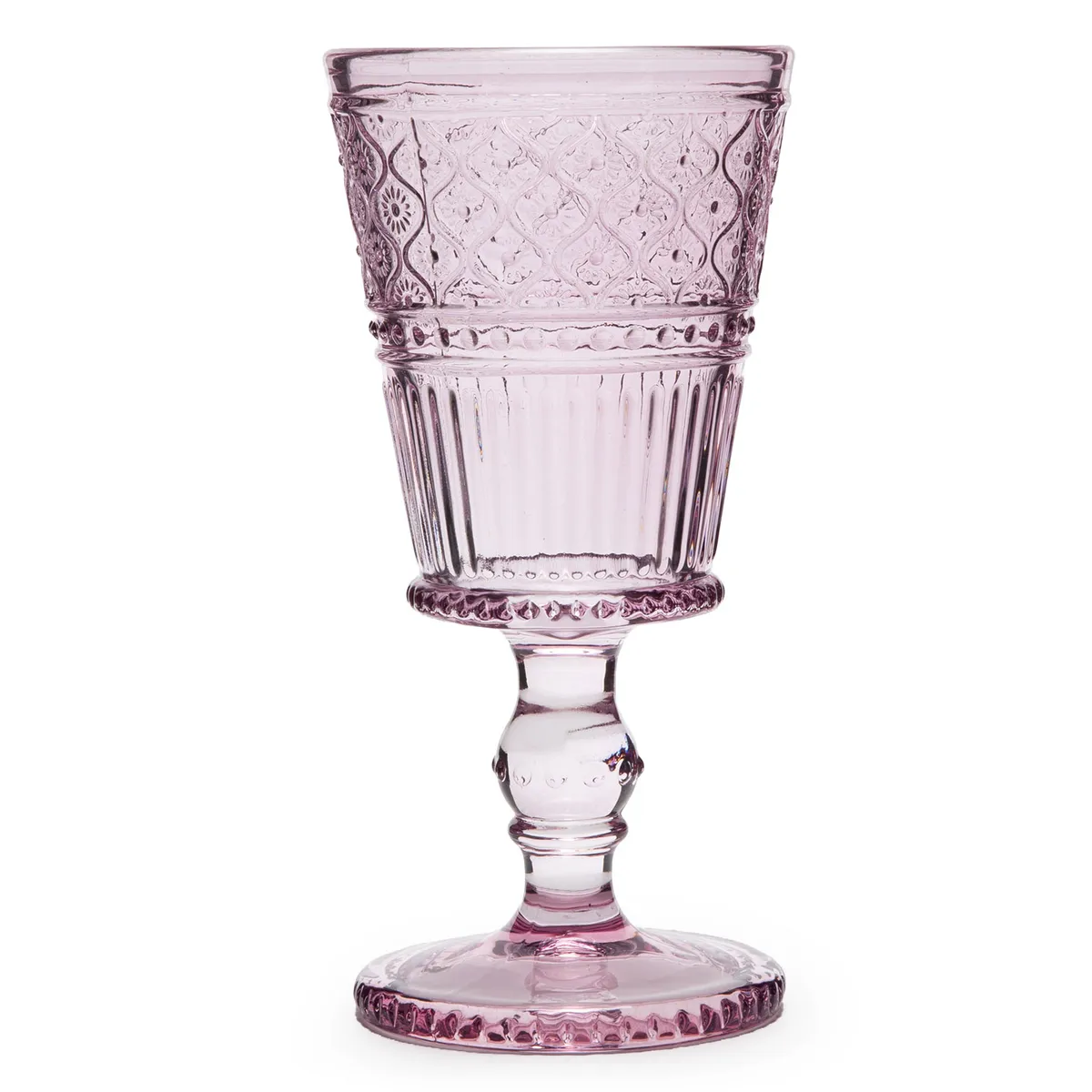 ROBERTA ALLEN - Set 4 Copas Vidrio Labrado 270 ml Roberta Allen