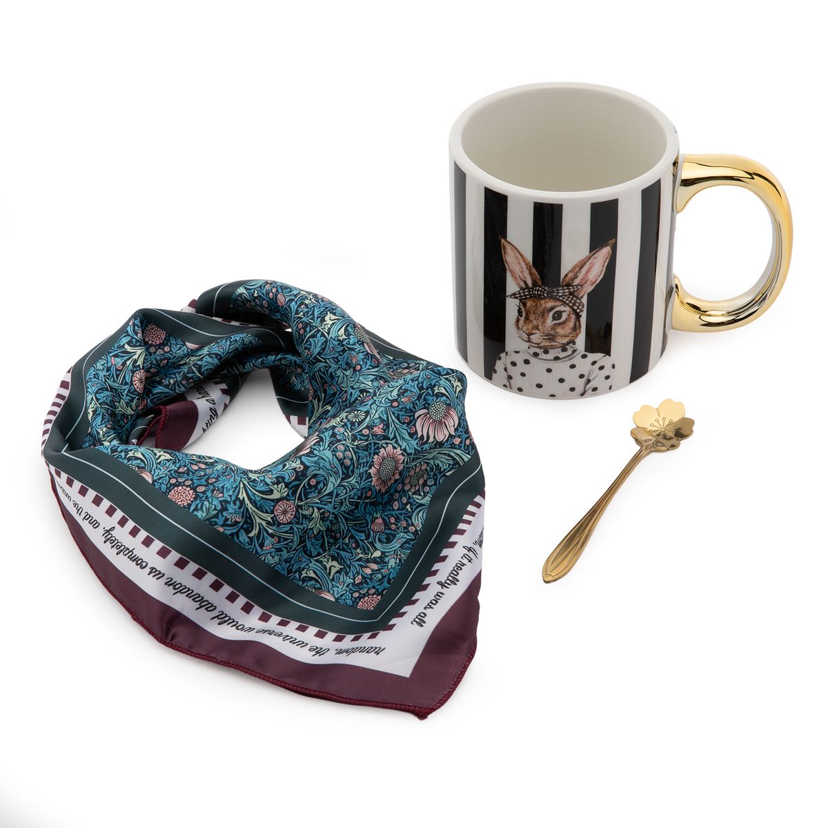 ROBERTA ALLEN - Set Mug 570 Ml + Cuchara + Pañuelo Market Wonder Roberta Allen