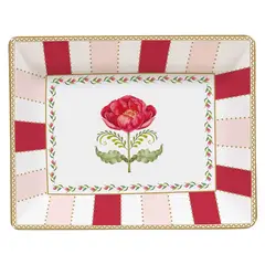 EASY LIFE - Plato 14X11 Cm En Caja De Regalo Flowery Easylife