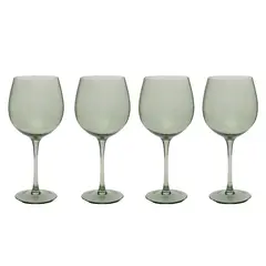 BASEMENT HOME - Set 4 Copas De Vino 575 Ml Vidrio Smoky