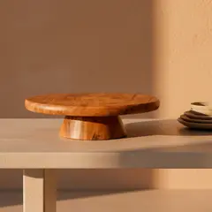 CASA CANTABRIA - Pedestal Acacia 30X9Cm