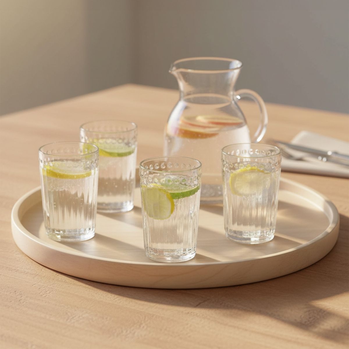 ROBERTA ALLEN - Set 4 Vasos Vidrio Roma Roberta Allen