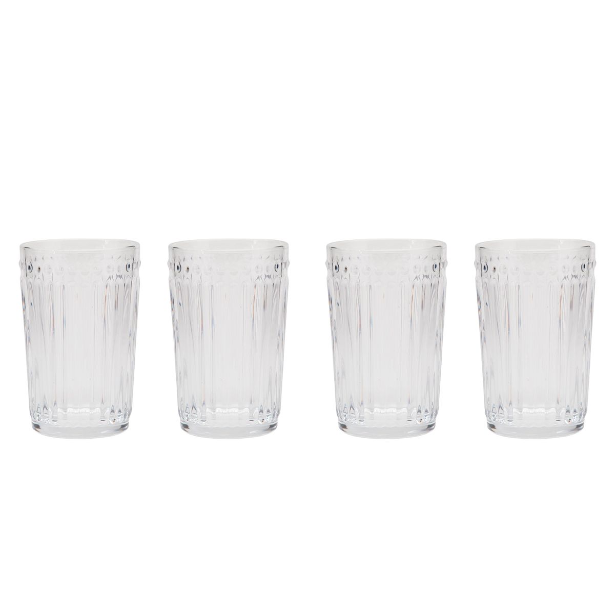 ROBERTA ALLEN - Set 4 Vasos Vidrio Roma Roberta Allen