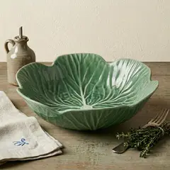 BASEMENT HOME - Bowl Ensalada 27 Cm Lechuga Cerámica Organic