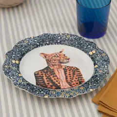 ROBERTA ALLEN - Plato Postre 21.2 Cm Mr Jaguar Market Wonder