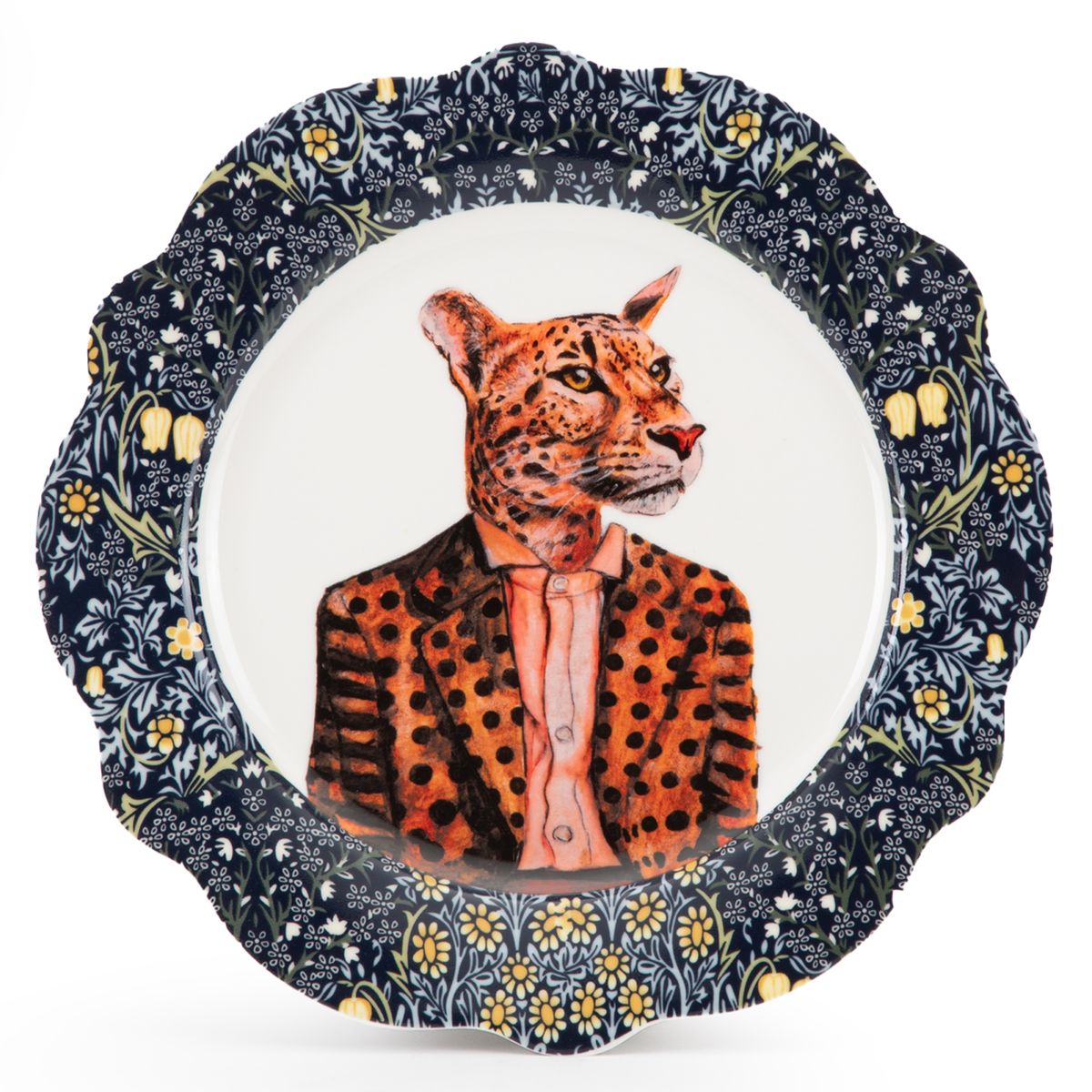 ROBERTA ALLEN - Plato Postre 21.2 Cm Mr Jaguar Market Wonder Roberta Allen