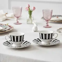 ROBERTA ALLEN - Set 2 Tazas Café 80 Ml Market Wonder