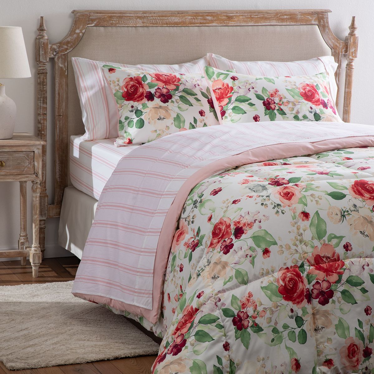 ROBERTA ALLEN - Juego de Cama Carmen: Sábanas + Plumón + Manta Roberta Allen