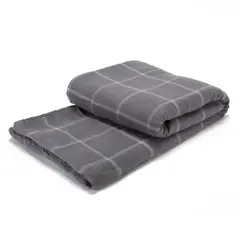 BENETTON - Manta Plaid Gris 130X150 Cm