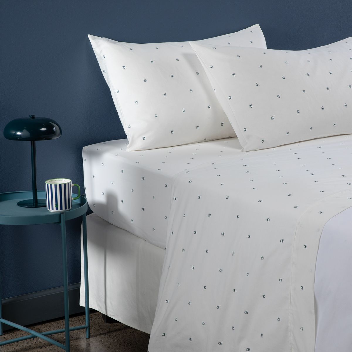 BENETTON - Juego De Sábanas Emet 2 Plazas Benetton