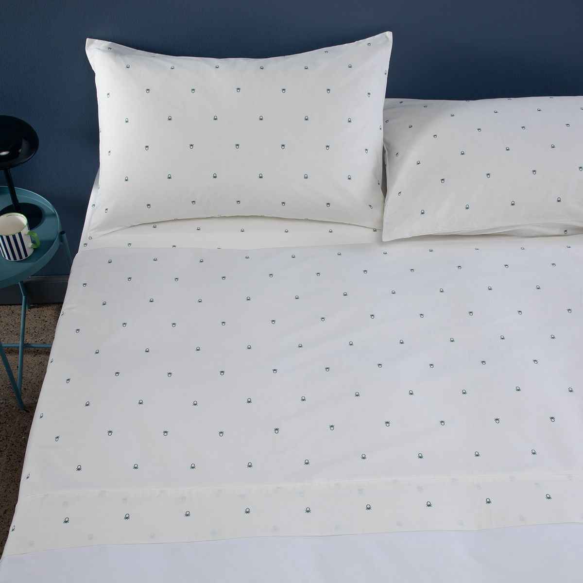 BENETTON - Juego De Sábanas Emet 2 Plazas Benetton