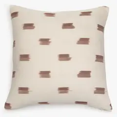 CASA CANTABRIA - Cojín Ikat Guion Terracota 50X50Cm