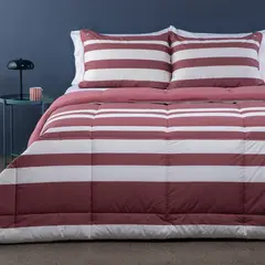 BENETTON - Plumón Sintético Magenta 2 Plazas