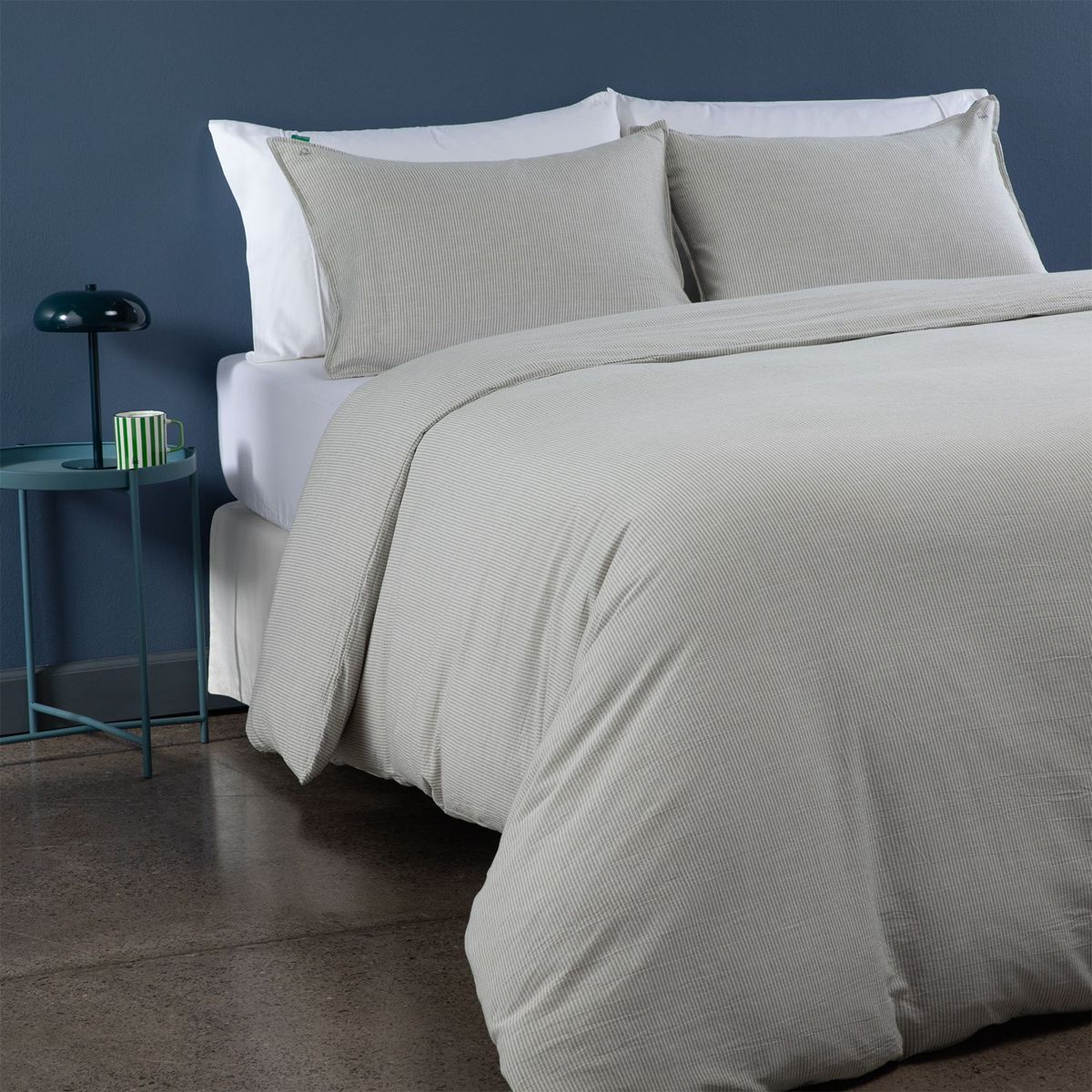 BENETTON - Funda Plumón Line Gris King Benetton