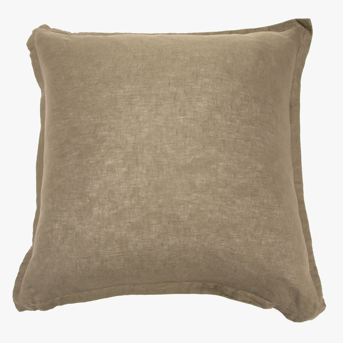 CASA CANTABRIA - Cojín Cama 100% Lino Olive 60X60 cm Casa Cantabria