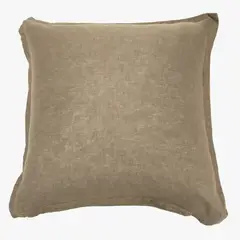CASA CANTABRIA - Cojín Cama 100% Lino Olive 60X60 cm