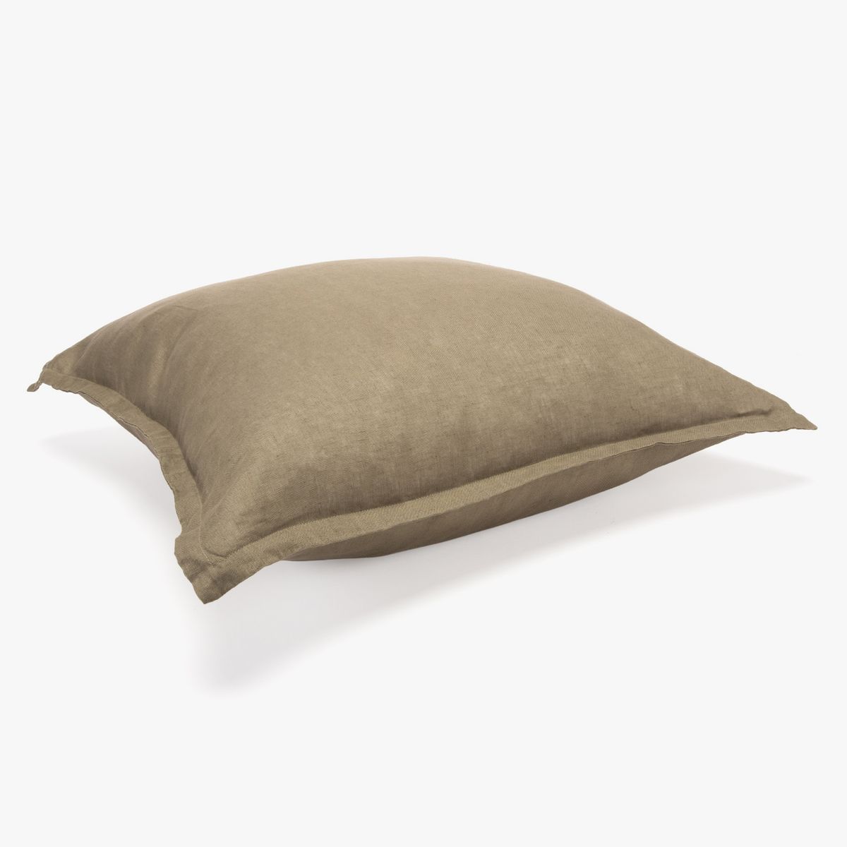 CASA CANTABRIA - Cojín Cama 100% Lino Olive 60X60 cm Casa Cantabria