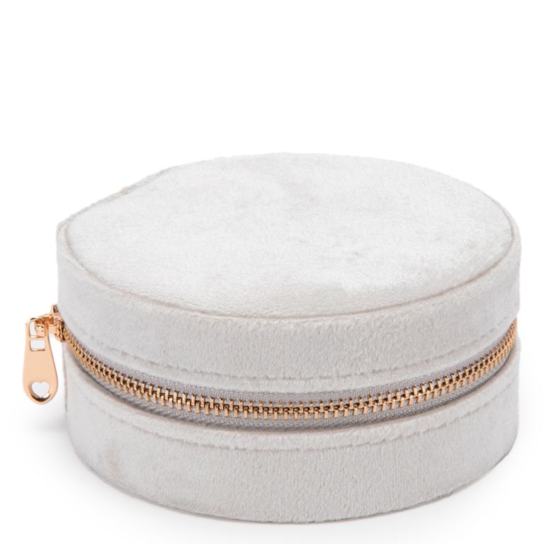 Joyero Circular Beige