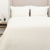 Cubrecama Sand Blanca 1.5 Plazas